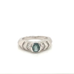 Natural GIA Certified 0.66ct. Alexandrite Royal Ring
