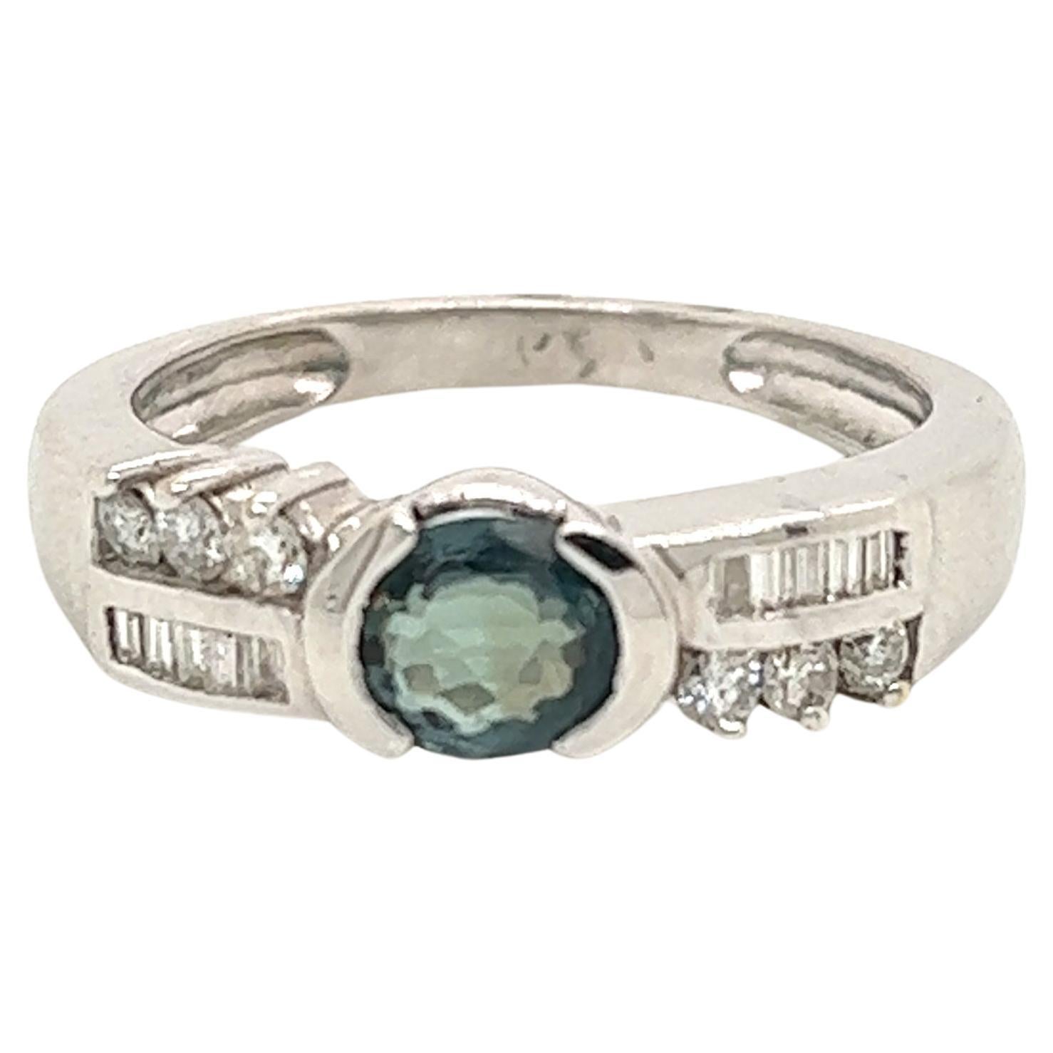 Natürlicher GIA-zertifizierter 0,81 Karat Alexandrit Vintage-Ring
