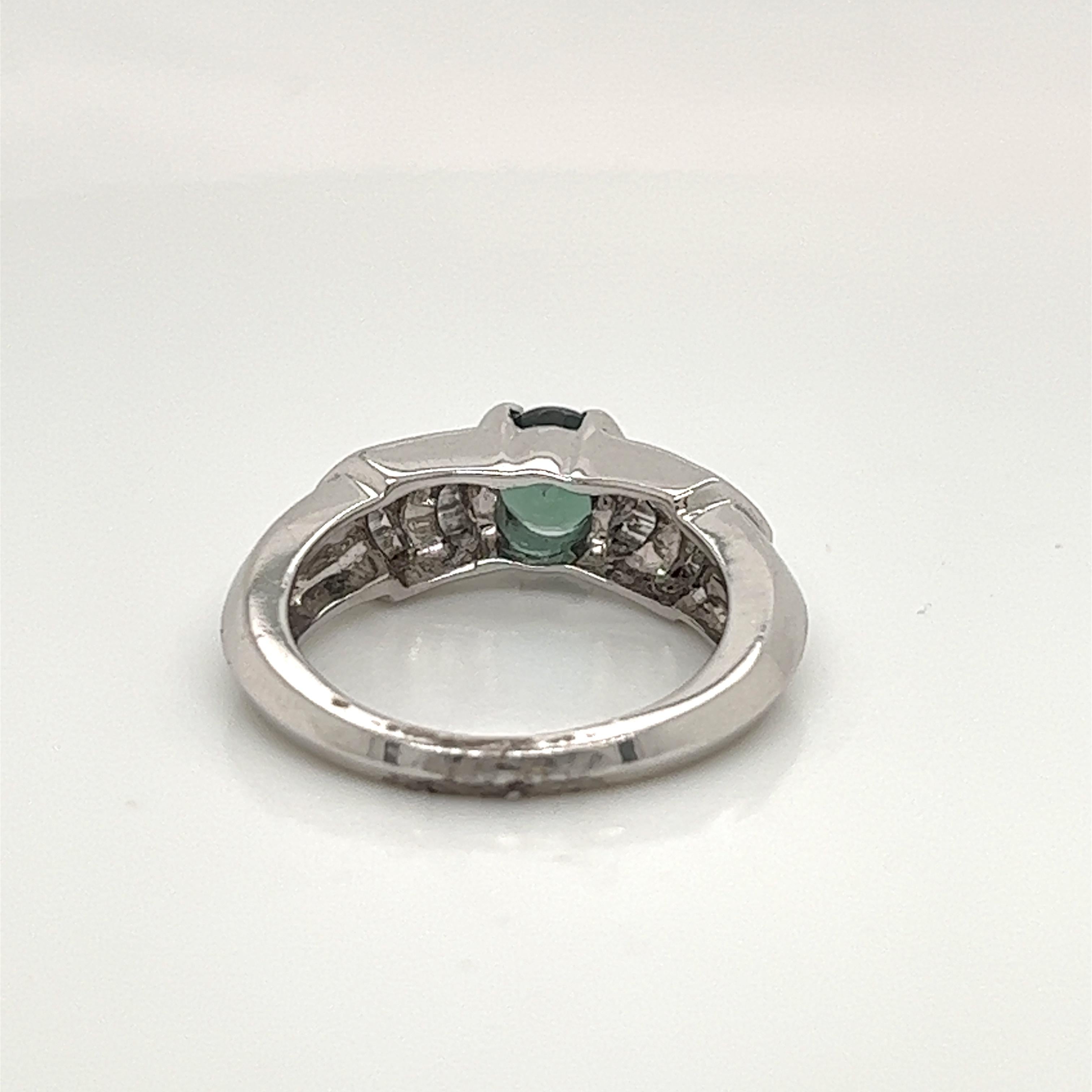 Victorian Natural GIA Certified 0.83 Ct Alexandrite Cocktail Ring For Sale