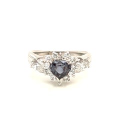 Natural GIA Certified 0.87 Ct. Sri Lankan Alexandrite & Diamond Cocktail Ring