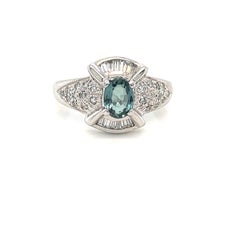 Natural GIA Certified 0.88Ct. Alexandrite Vintage Ring