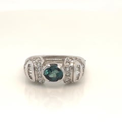 Natural GIA Certified 1.29 Ct. Alexandrite Vintage Ring
