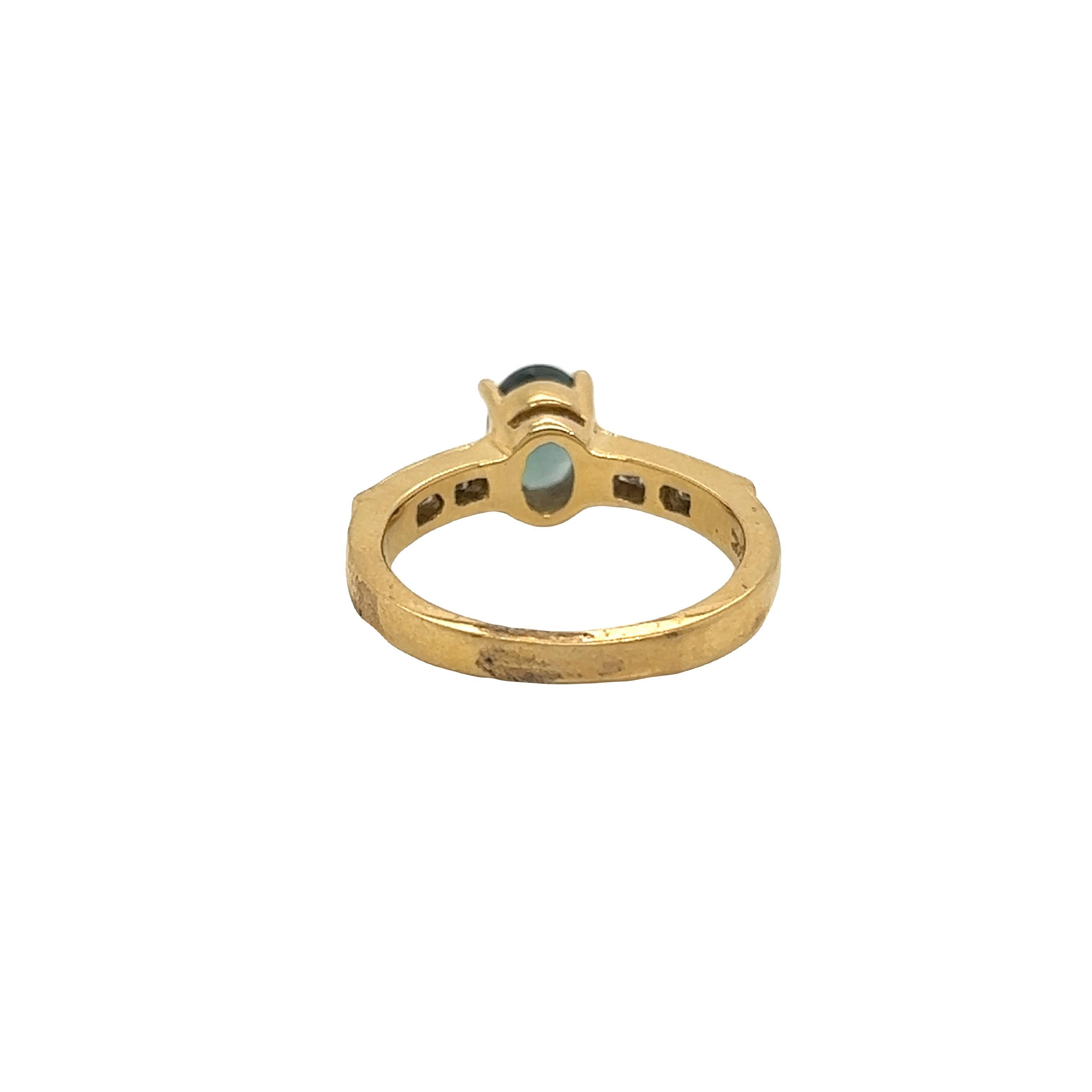 Victorian Natural GIA Certified 1.30 Ct. Alexandrite & Baguette Vintage Ring For Sale