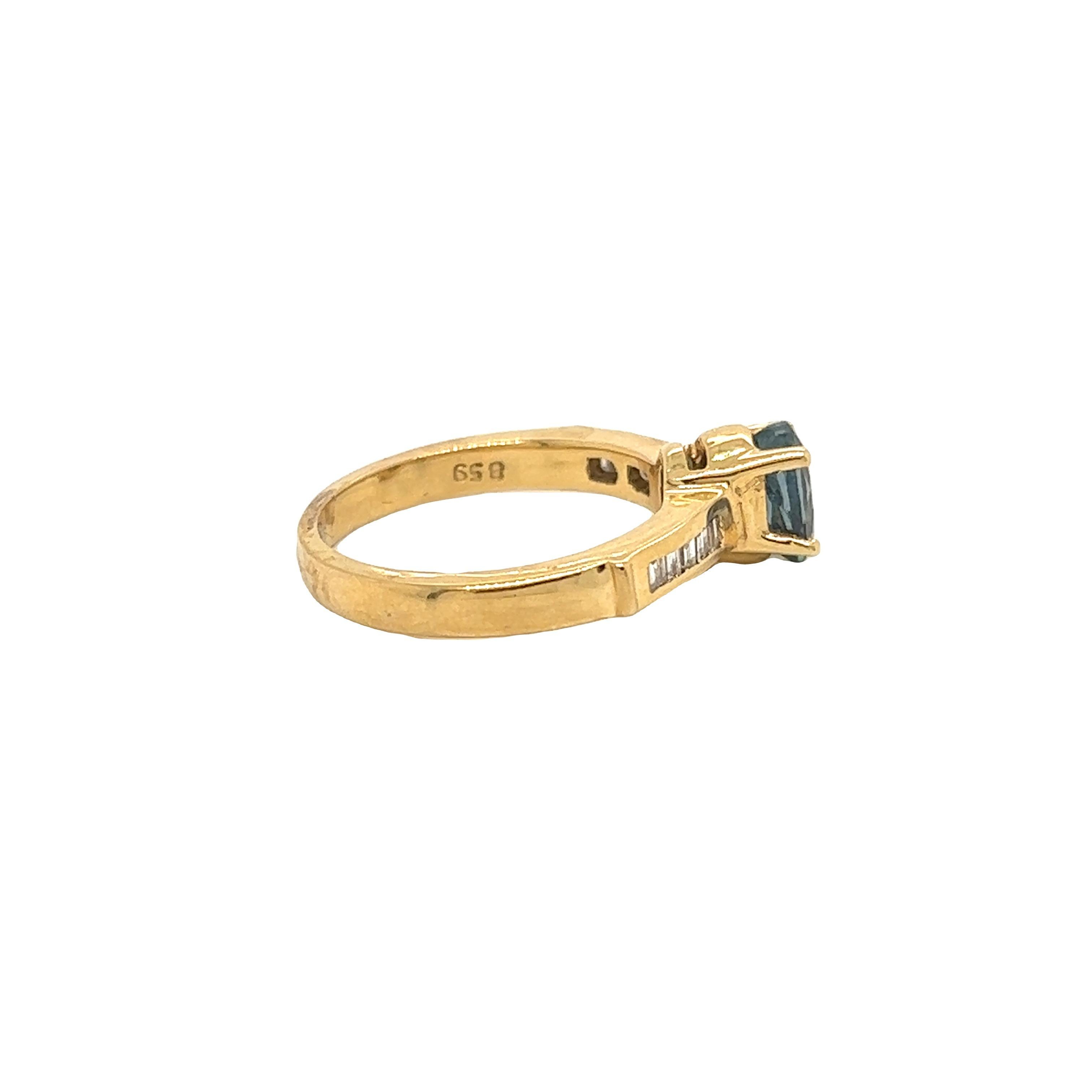 alexandrite antique ring