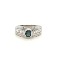 Natural GIA Certified 1.31 Ct. Alexandrite Cocktail Ring