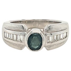 Natural GIA Certified 1.31 Ct. Alexandrite Cocktail Ring