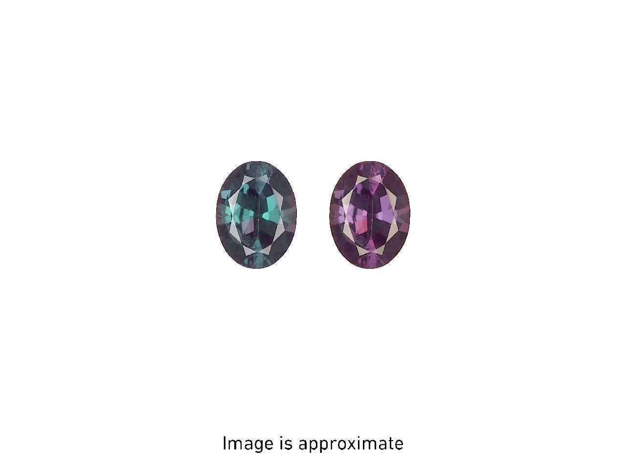 Natural GIA Certified 1.62 Ct  Alexandrite & Diamond Vintage Ring For Sale 1