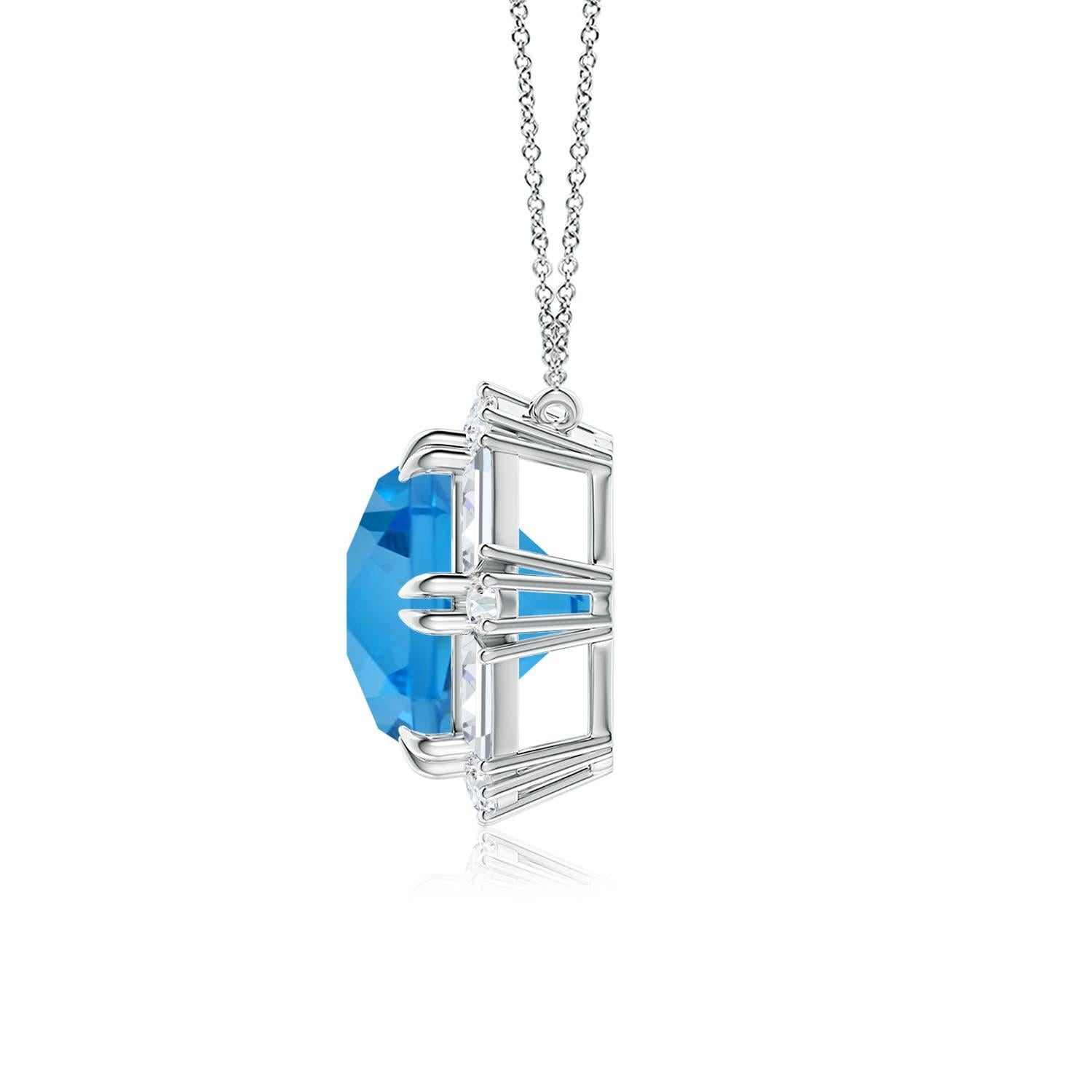 1. Swiss Blue Topaz is the November birthstone and the traditional gemstone gift for the 4th & 41st wedding anniversary. Swiss blue topaz, with its serene and brilliant blue hue, exudes a calming yet captivating appeal. This gemstone embodies a