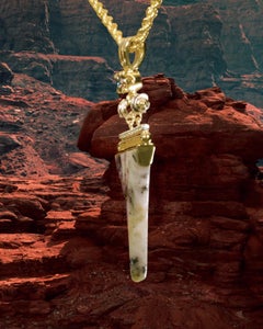 52.30Ct Cody Stone High Jewelry 14k Gold Natural Diamond Necklace