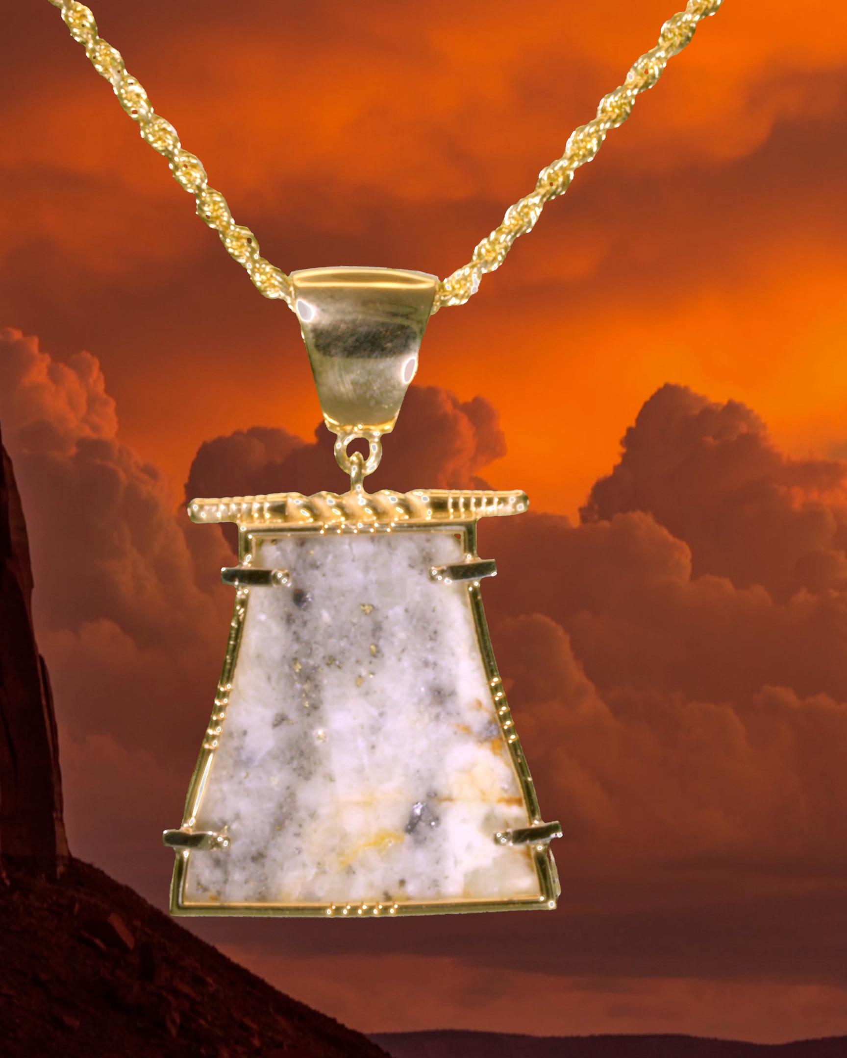 High Victorian 22.60Ct Cody Stone High Jewelry 14k Gold Natural Diamond Necklace For Sale