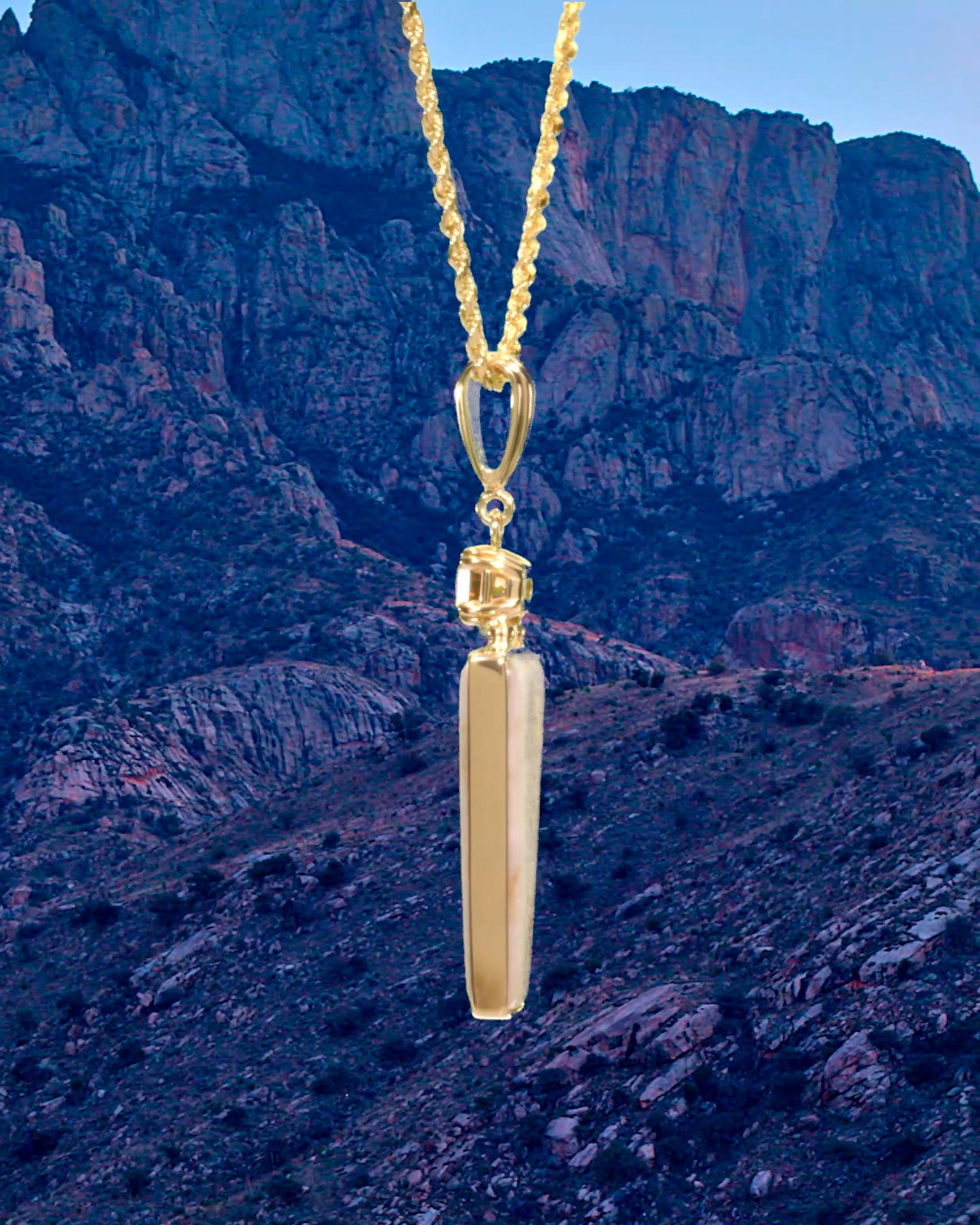 This Iconic Cody Stone Gemstone was sourced from the legendary Wild West Icon Buffalo Bill Cody’s Gold Mine in the Santa Catalina Mountains of Arizona. Most of this Gemstone was crushed and processed in the early 1900s for its high precious metals