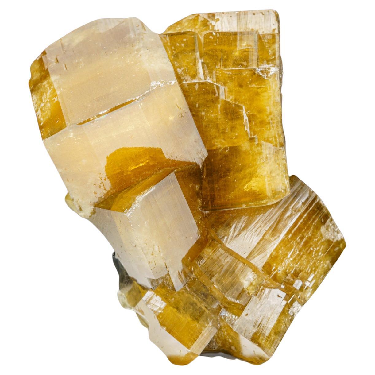 Natural Golden Barite from Lushi, Henan Province, China For Sale