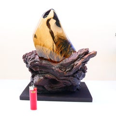 Natural Golden Rutilated Quartz Decoration 3.6kg from an Important Collection