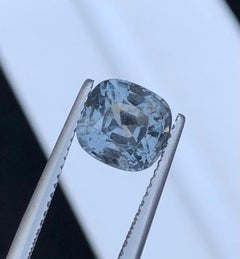 Natural Gray Spinel 2.80 Carat Cushion Cut Loose Gemstone for Ring from Burma