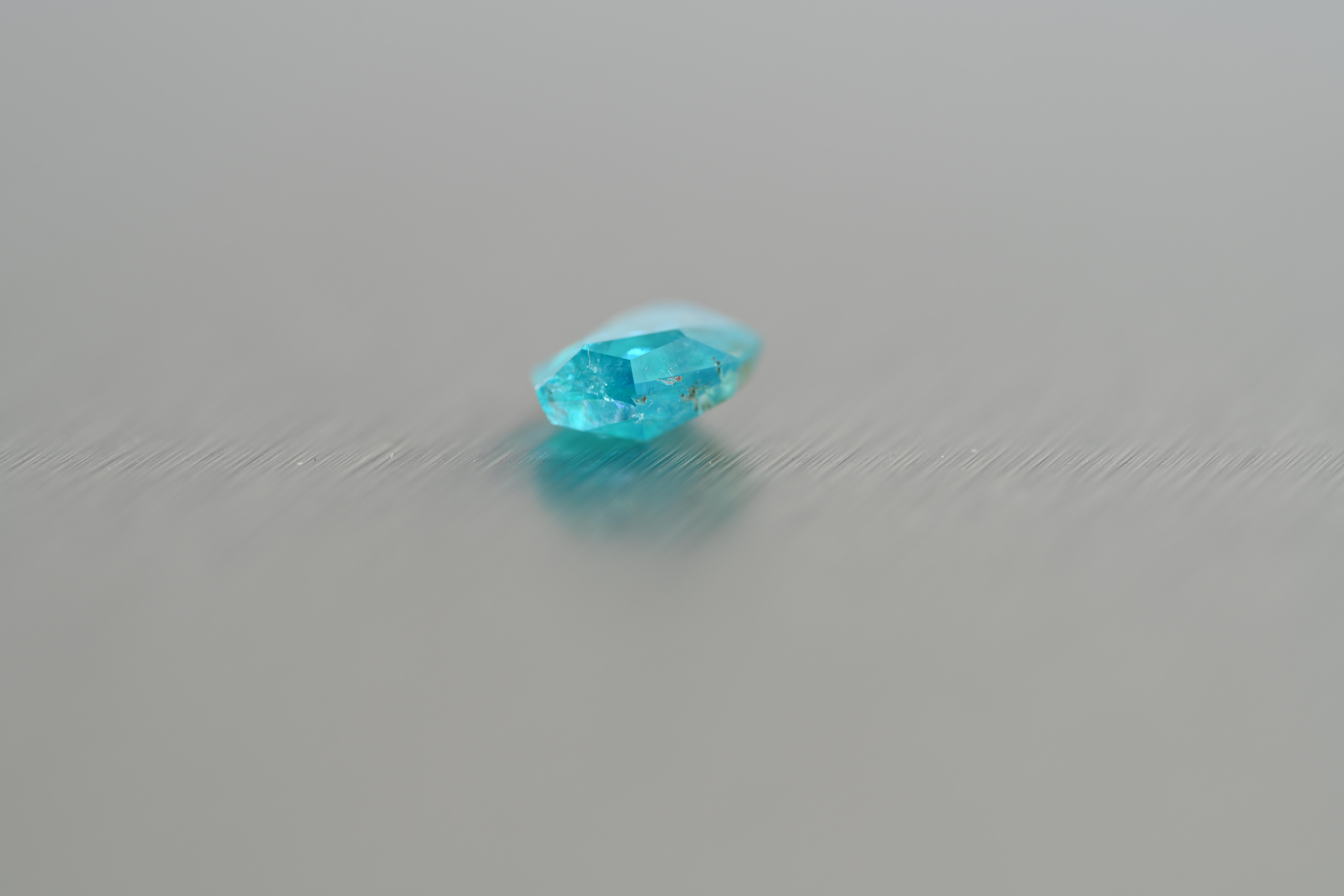 Naturelle Tourmaline Paraiba Brésilienne Verte/Bleue 0.88 carat/GIA Report /Top Color en vente 3