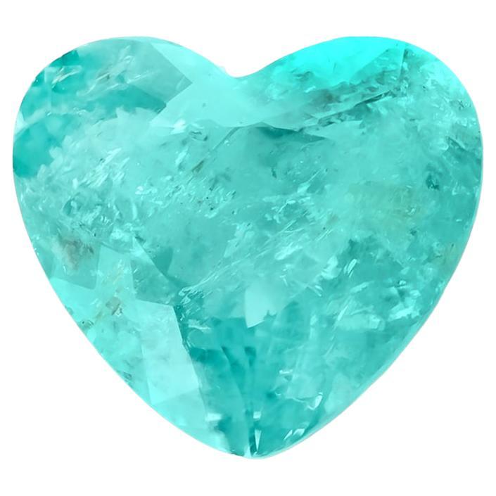 Natural Green Blue Brazilian Paraiba Tourmaline Stone 2.49 carats/GUBELIN Report