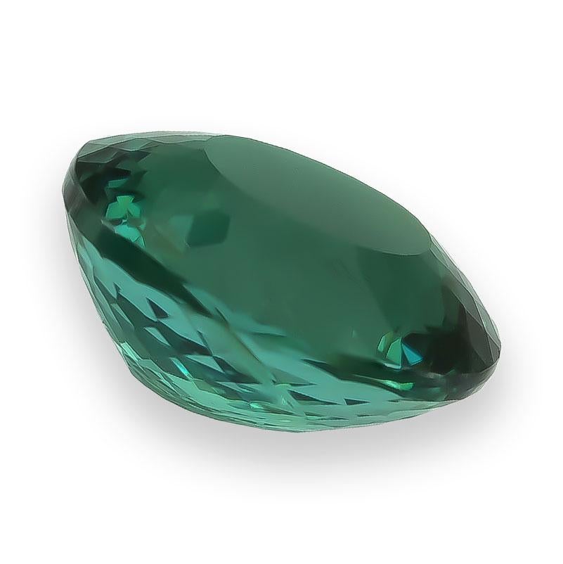 da uomo o donna Gemma di tormalina Paraiba verde naturale del Brasile 1,92 carati con rapporto AGL