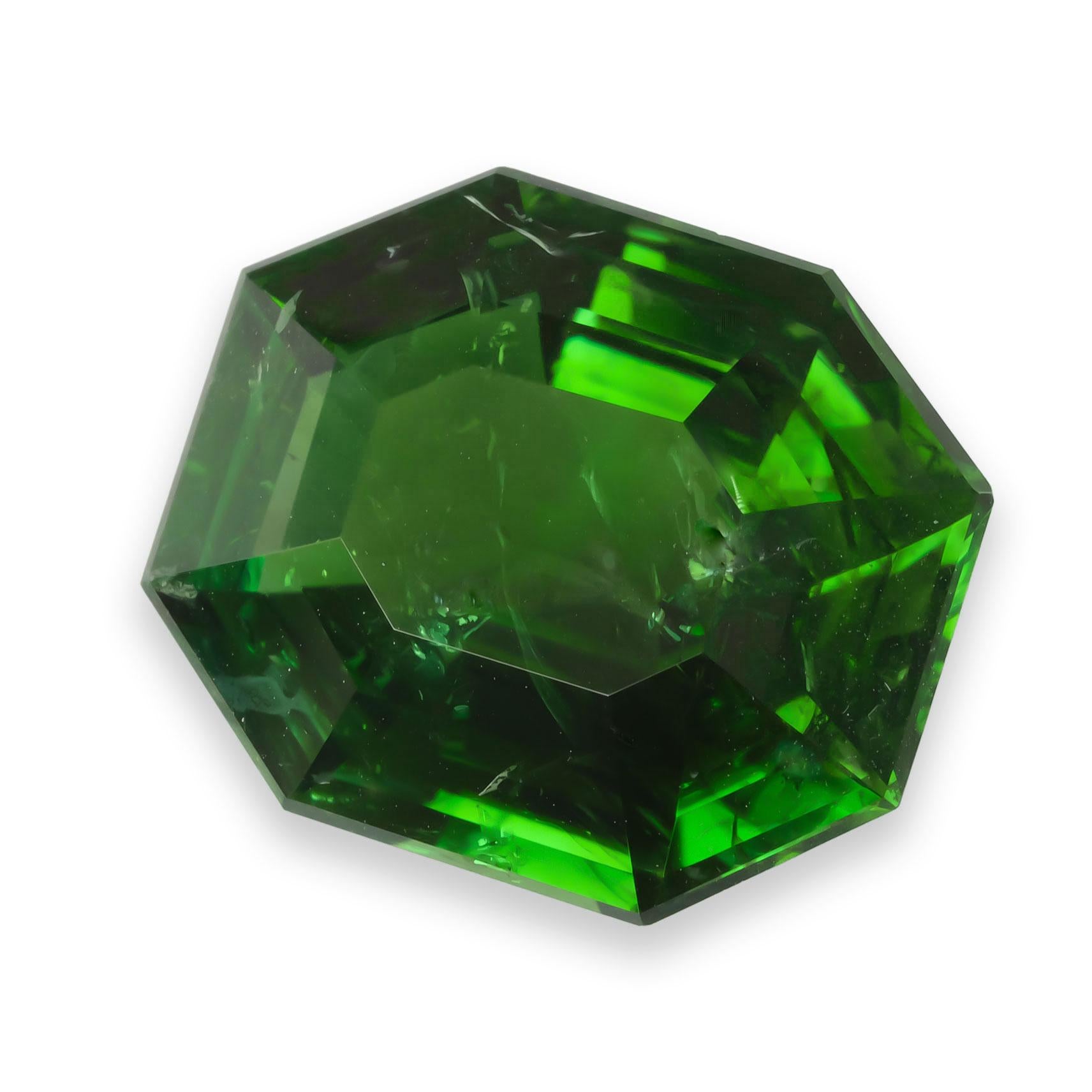 Natürlicher grüner Brasilien Paraiba Turmalin Edelstein 9,09 Karat mit AGL Bericht im Zustand „Neu“ in Los Angeles, CA