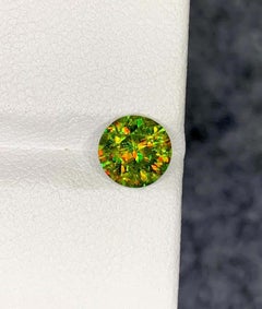 Gemma di titanite Greene & Greene naturale: 1,20 CT Pietra di nascita di giugno dal taglio rotondo