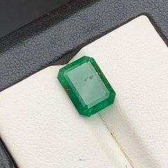 Greene & Greene Greene 3.35 Ct Emerald Cut Loose Gemstone for Ring or Jewelry (Émeraude verte naturelle, 3,35 carats, taille émeraude)