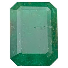Natural Green Emerald 3.35 Ct Emerald Cut Loose Gemstone for Ring or Jewelry