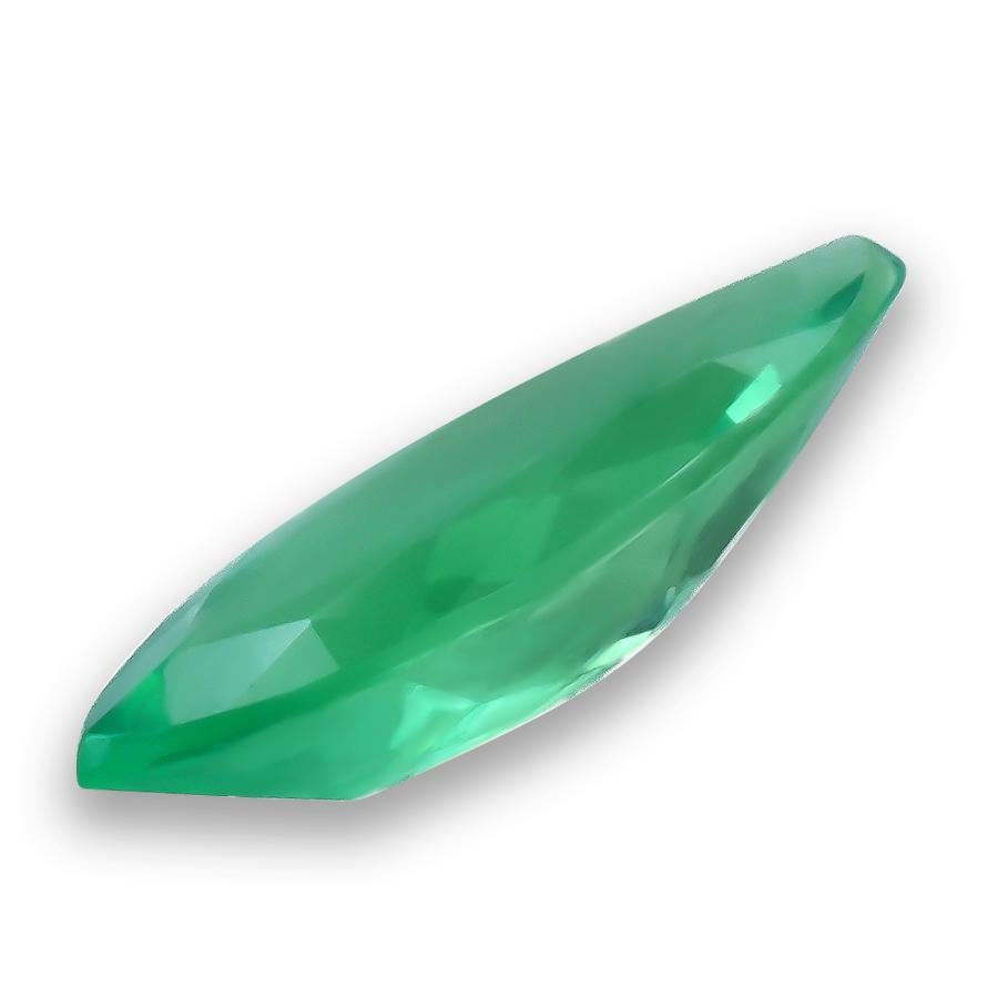 Natürlicher grüner Smaragd Edelstein 1,45 Karat / JupiterGem (Gemischter Schliff) im Angebot