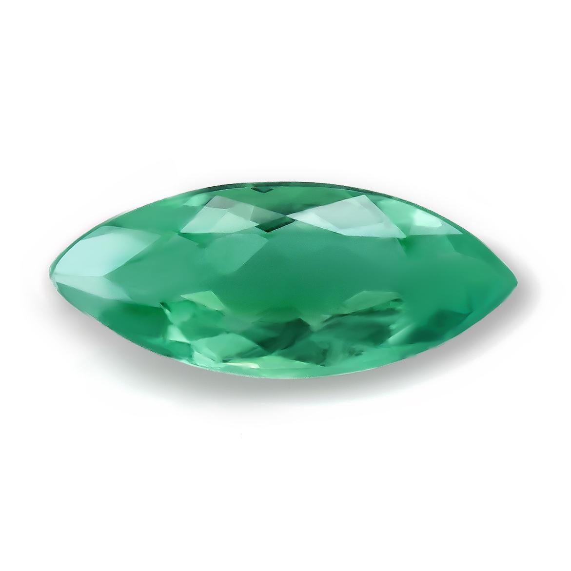 Natürlicher grüner Smaragd Edelstein 1,45 Karat / JupiterGem im Zustand „Neu“ im Angebot in Los Angeles, CA