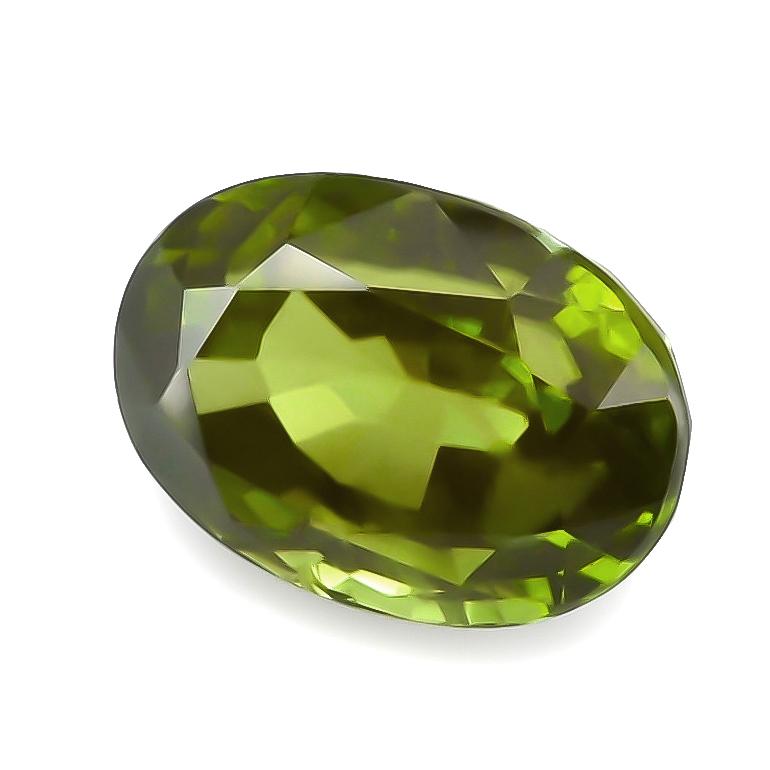 Natürlicher grüner Peridot Edelstein 9,48 Karat / JupiterGem (Gemischter Schliff) im Angebot