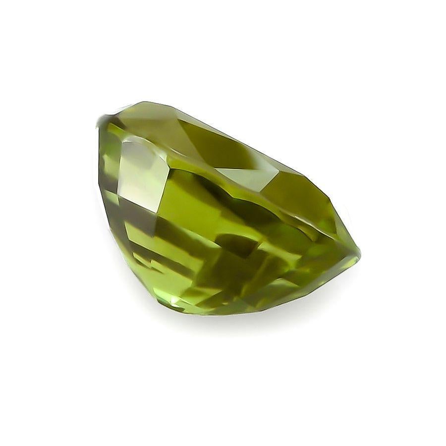 Natürlicher grüner Peridot Edelstein 9,48 Karat / JupiterGem im Zustand „Neu“ im Angebot in Los Angeles, CA