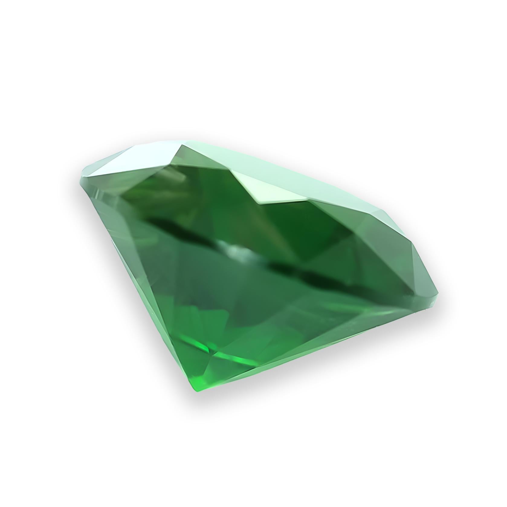 Mixed Cut Natural Green Russian Demantoid Garnet Gemstone 0.60 carats For Sale