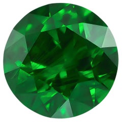 Natürlicher Grüner Russischer Demantoid Granat Edelstein 0,63 Karat