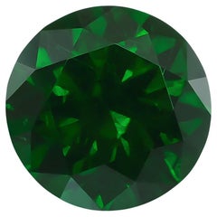 Natürlicher Grüner Russischer Demantoid Granat Edelstein 0,75 Karat