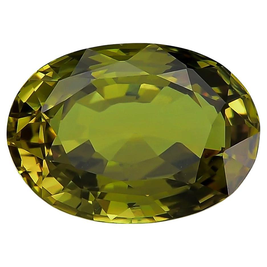 Natural Green Sapphire Gemstone 5.54 carats / JupiterGem