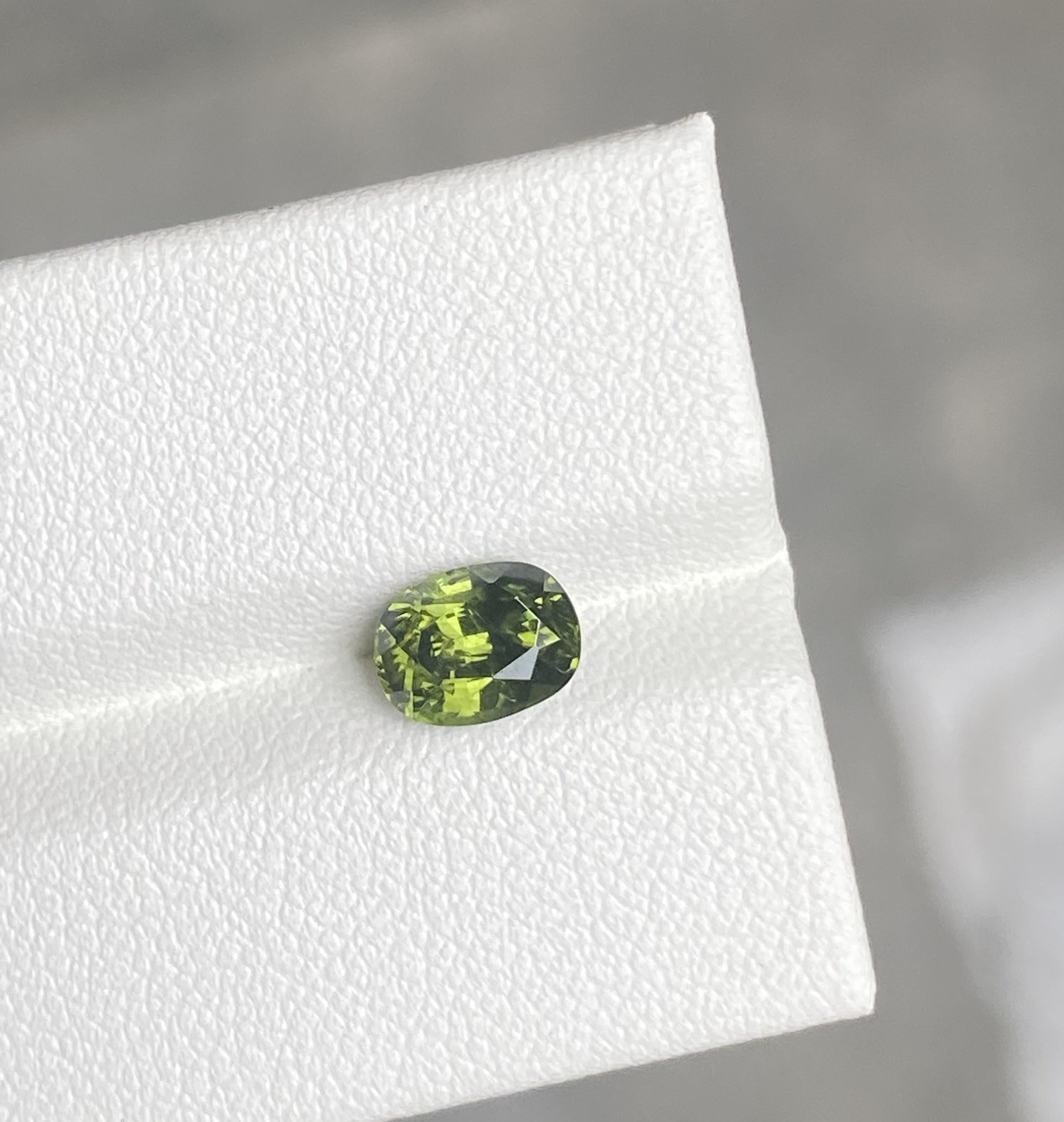 Natural Green Zircon 1.50 Carats unheated come with a rich Green color and luster and perfect cut, unheated 

• Variety: Zircon
• Origin: Sri Lanka (Ceylon)
• Color(s): Green
• Shape/Cutting Style: Cushion
• Dimensions: 8.1mm x 7mm x 5.2mm
•