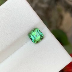 Natural Greenish Blue Loose Tourmaline Gem 1.50 Carats Faceted Tourmaline Ring