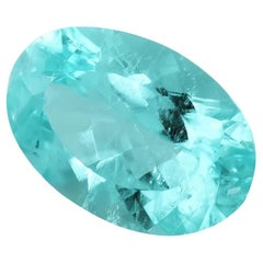 Natürlicher grünlich blauer Mosambik Turmalin Edelstein 1,50 Karat mit GIA Bericht