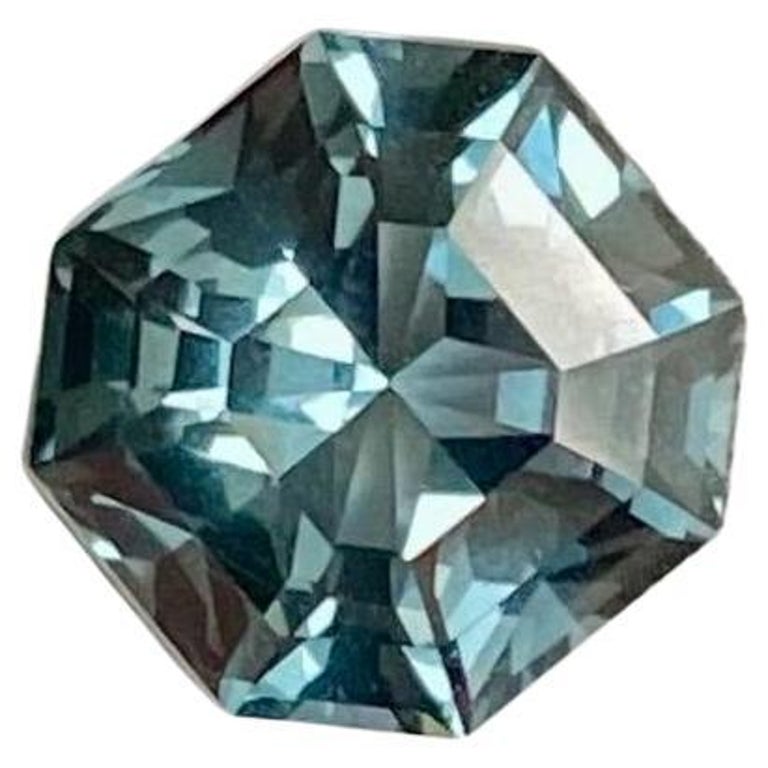 Spinelle Bleu/vert Naturel De Tanzanie - 1,16 Ct, Taille Octogonale, Qualité SI