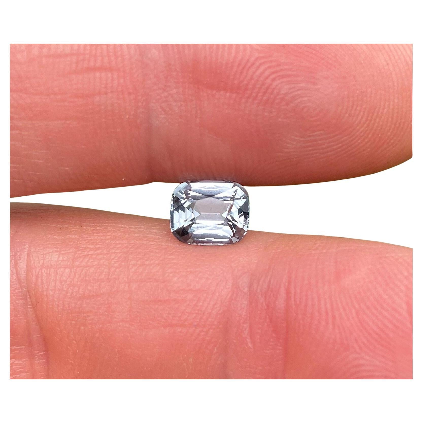 Natural Grey Spinel loose gemstone 2.03 ct., High quality, Cushion cut, Tanzania