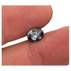 Natural Grey Spinel loose gemstone 2.14 ct., High quality, Oval cut, Tanzania