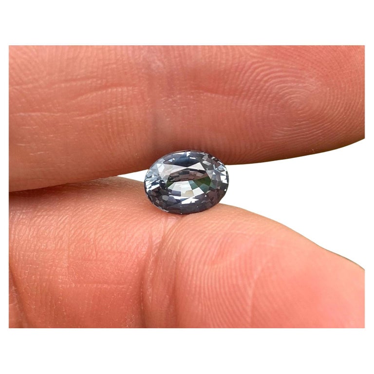Spinelle Violet De Tanzanie 1,37 Ct - Pierre Précieuse Naturelle, Taille Coussin, Qualité VVS1, Sans Traitement