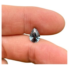 Natural Greyish-Blue Spinel loose gemstone 2.09 ct., High quality, Pear cut