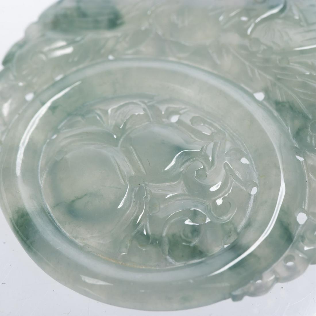 da uomo o donna Ciondolo Talismano della Fenice e del Drago in giadeite naturale scolpita a mano in vendita