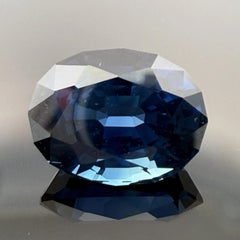 Natural Heated Thailand Loose Blue Sapphire GIA 6.37ct Oval Faceted