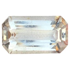 Natural Heliodor Gemstone: 4.72 Carat Cushion Cut Pakistan Origin