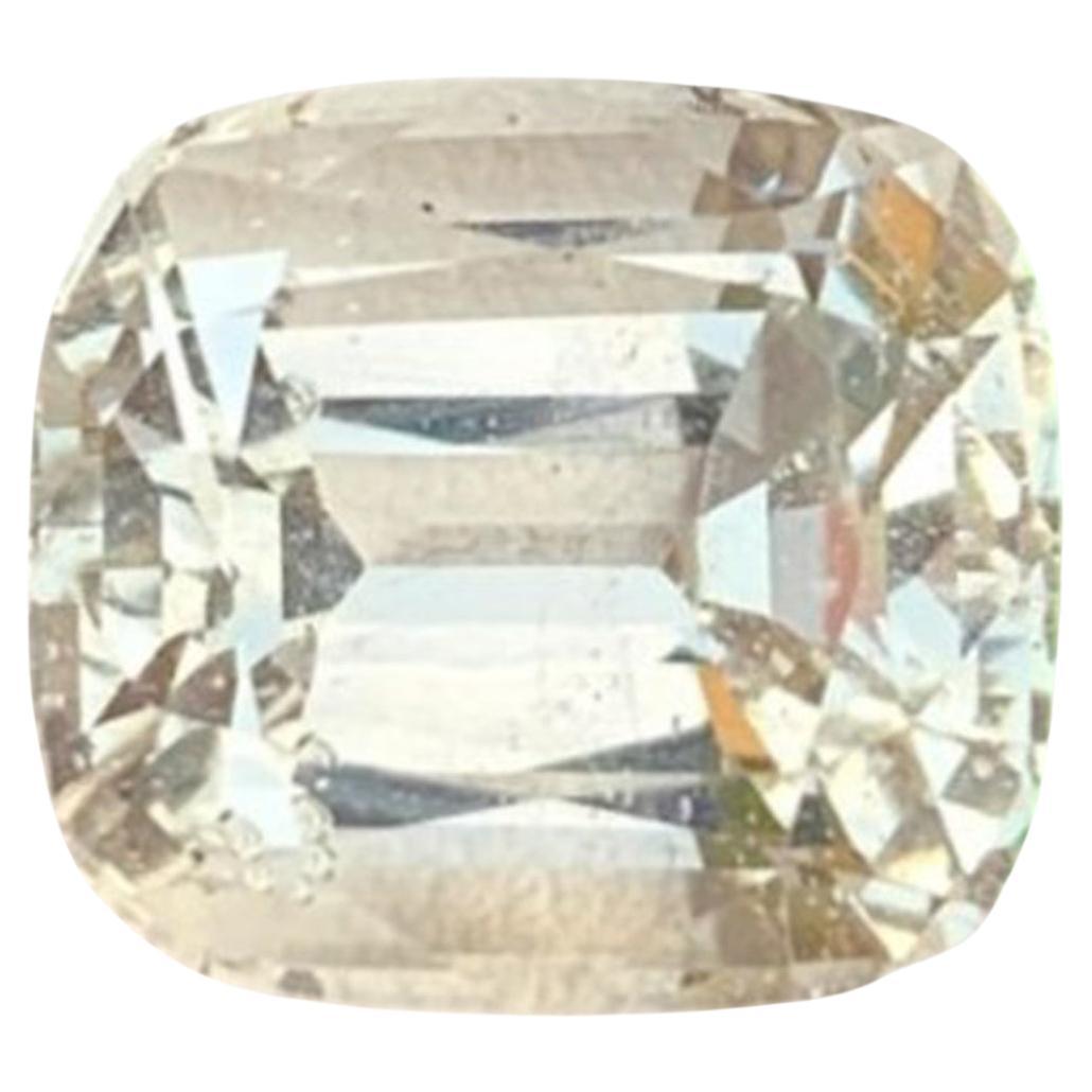 Natural Heliodor Gemstone: 8.00 Carat Cushion Cut Pakistan Origin
