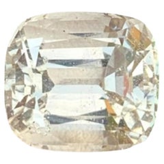 Natural Heliodor Gemstone: 8.00 Carat Cushion Cut Pakistan Origin