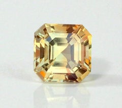 Natürlicher Heliodor Edelstein: 9,19 Karat Asscher-Schliff Pakistan Herkunft