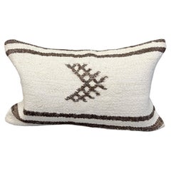 Natural Hemp Pillow Cover Brown Nautical Style 15" x 23"