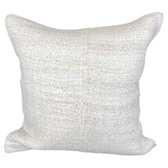 Natural Hemp Pillow Cover Solid White 20" x 20"