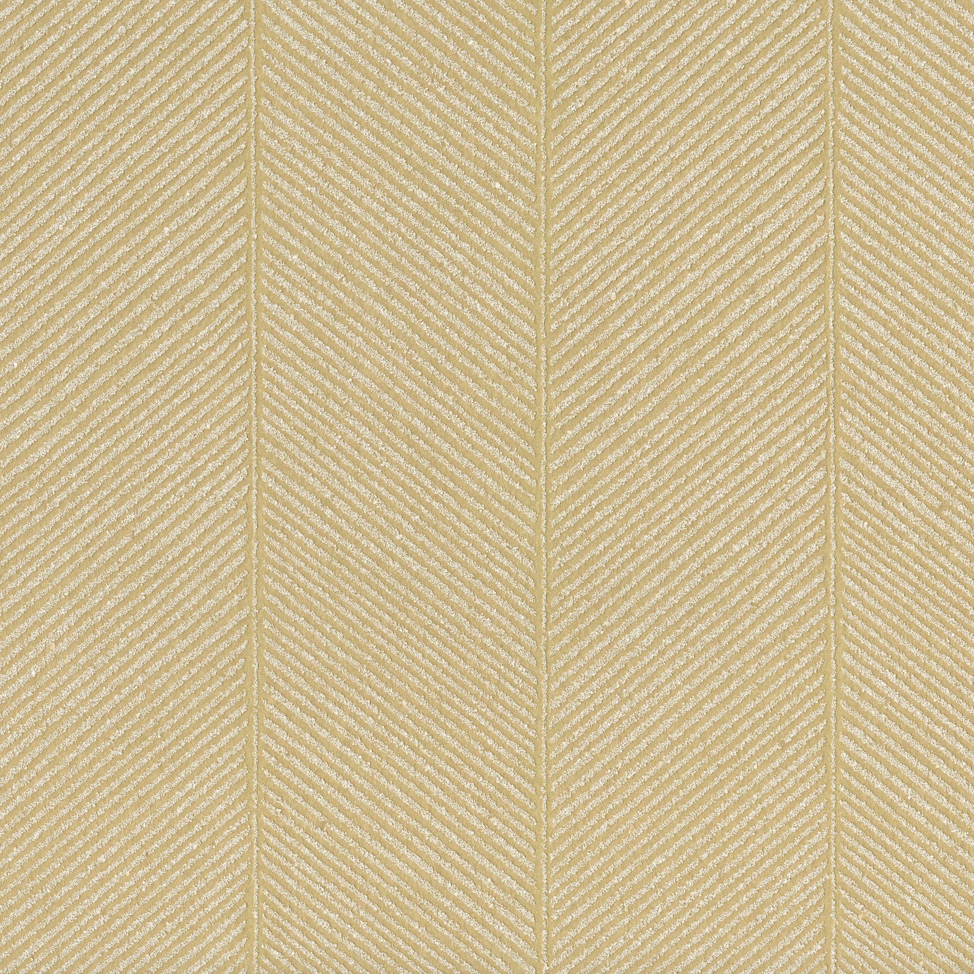 Natural Herringbone Mica Wallcovering / Wallpaper, 11 Yard Roll In New Condition For Sale In Toronto, ON